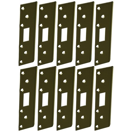 Don-Jo FL 208N-WH 8 in. White Coated Full Lip High Security Door Strikes FL 208N WH